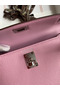 Hermes Kelly Mini II Sellier Handmade Bag In Mauve Sylvestre Epsom Calfskin  Replica