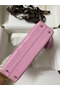 Hermes Kelly Mini II Sellier Handmade Bag In Mauve Sylvestre Matte Alligator Leather  Replica