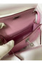 Hermes Kelly Mini II Sellier Handmade Bag In Mauve Sylvestre Matte Alligator Leather  Replica
