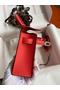 Hermes Kelly Mini II Sellier Handmade Bag In Piment Epsom Calfskin  Replica