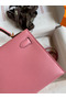 Hermes Kelly Mini II Sellier Handmade Bag In Rose Confetti Chevre Mysore Leather  Replica