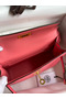 Hermes Kelly Mini II Sellier Handmade Bag In Rose Lipstick Chevre Mysore Leather  Replica