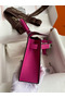 Hermes Kelly Mini II Sellier Handmade Bag In Rose Purple Epsom Calfskin  Replica