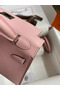 Hermes Kelly Mini II Sellier Handmade Bag In Rose Sakura Epsom Calfskin  Replica