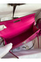 Hermes Kelly Mini II Sellier Handmade Bag In Rose Scheherazade Shiny Alligator Leather  Replica