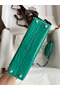 Hermes Kelly Mini II Sellier Handmade Bag In Vert Jude Shiny Alligator Leather  Replica