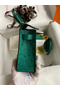 Hermes Kelly Mini II Sellier Handmade Bag In Vert Vertigo Ostrich Leather  Replica