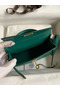 Hermes Kelly Mini II Sellier Handmade Bag In Vert Vertigo Ostrich Leather  Replica