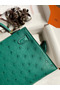 Hermes Kelly Mini II Sellier Handmade Bag In Vert Vertigo Ostrich Leather  Replica