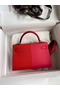 Hermes Kelly Mini II Sellier Tri-color Bag In Red/Rose Extreme/Blue Epsom Calfskin  Replica