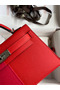 Hermes Kelly Mini II Sellier Tri-color Bag In Red/Rose Extreme/Blue Epsom Calfskin  Replica