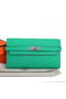 Hermes Kelly Original Leather Bi-Fold Wallet A708 Green  Replica