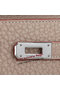 Hermes Kelly Original Leather Bi-Fold Wallet A708 Light Gray  Replica