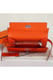 Hermes Kelly Original Saffiano Leather Bi-Fold Wallet A708 Orange  Replica