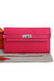 Hermes Kelly Original Saffiano Leather Bi-Fold Wallet A708 Peach  Replica