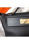 Hermes Kelly Original togo Leather Tote Bag H2424 Black  Replica