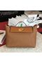 Hermes Kelly Original togo Leather Tote Bag H2424 Brown  Replica