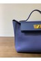 Hermes Kelly Original togo Leather Tote Bag H2424 Electro optic blue  Replica