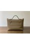 Hermes Kelly Original togo Leather Tote Bag H2424 gray  Replica
