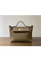 Hermes Kelly Original togo Leather Tote Bag H2424 gray  Replica