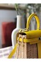 Hermes kelly picnic bag 9810 yellow  Replica