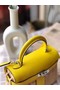 Hermes kelly picnic bag 9810 yellow  Replica