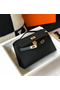 Hermes Kelly Pochette Bag In Black Epsom Leather  Replica