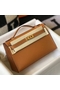Hermes Kelly Pochette Bag In God Epsom Leather  Replica