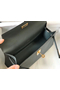 Hermes Kelly Pochette Bag In Vert Amande Epsom Leather  Replica