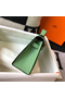 Hermes Kelly Pochette Bag In Vert Criquet Epsom Leather  Replica