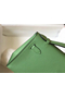 Hermes Kelly Pochette Bag In Vert Criquet Epsom Leather  Replica