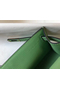 Hermes Kelly Pochette Bag In Vert Criquet Epsom Leather  Replica