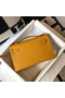 Hermes Kelly Pochette Bag In Yellow Epsom Leather  Replica