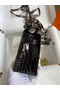 Hermes Kelly Pochette Handmade Bag In Black Shiny Alligator Leather  Replica