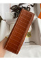 Hermes Kelly Pochette Handmade Bag In Gold Matte Alligator Leather  Replica