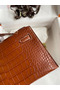 Hermes Kelly Pochette Handmade Bag In Gold Matte Alligator Leather  Replica