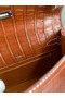 Hermes Kelly Pochette Handmade Bag In Gold Matte Alligator Leather  Replica
