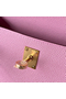 Hermes Kelly Pochette Handmade Bag In Mauve Sylvestre Epsom Calfskin  Replica