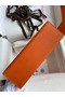 Hermes Kelly Pochette Handmade Bag In Orange Epsom Calfskin  Replica
