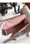 Hermes Kelly Pochette Handmade Bag In Rose Sakura Swift Calfskin  Replica