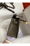 Hermes Kelly Pochette Handmade Bag In Taupe Shiny Alligator Leather  Replica
