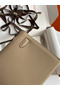 Hermes Kelly Pochette Handmade Bag In Trench Epsom Calfskin  Replica