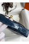 Hermes Kelly Pochette Handmade Bag In Vert Bosphore Shiny Alligator Leather  Replica