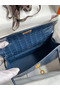 Hermes Kelly Pochette Handmade Bag In Vert Bosphore Shiny Alligator Leather  Replica