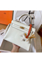 Hermes Kelly Retourne 25 Handmade Bag In Craie Swift Calfskin  Replica