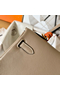 Hermes Kelly Retourne 25 Handmade Bag In Grey Swift Calfskin  Replica