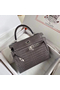 Hermes Kelly Retourne 25 Handmade Bag In Taupe Crocodile Niloticus Shiny Skin  Replica
