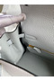 Hermes Kelly Retourne 28 Handmade Bag In Blue Glacier Clemence Leather  Replica