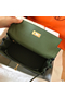 Hermes Kelly Retourne 28 Handmade Bag In Canopee Clemence Leather  Replica