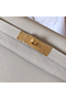 Hermes Kelly Retourne 28 Handmade Bag In Craie Clemence Leather  Replica